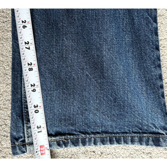 LEVIS 514 Slim Straight Jeans 30x32 Blue Medium Wash Cotton Denim Casual Pants - Picture 13 of 14